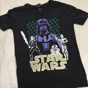 Star Wars Black Kids T-Shirt